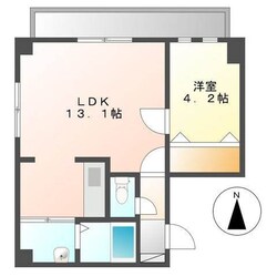 フェバリット参番館の物件間取画像